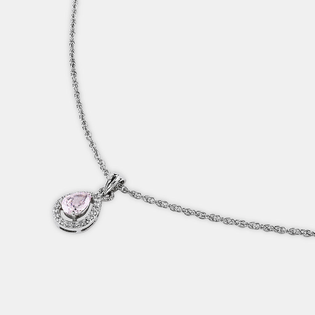 Barbie Drop Necklace with Earring – Shaivi - Main Image