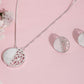 Moon Necklace with earring