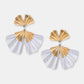 Paper pressed Floral Earring