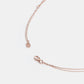 Layered Necklace with Rose Gold Plating