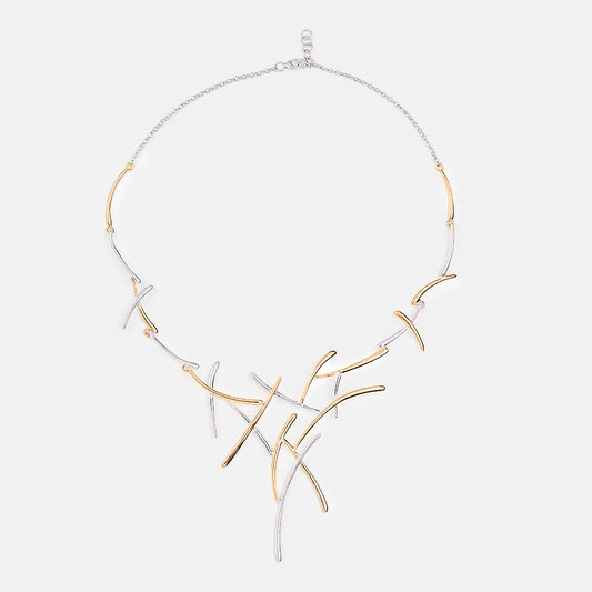 Deconstructed Twigs Necklace